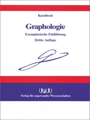 cover image of Graphologie